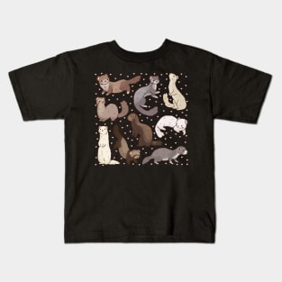 Cute ferrets illustration Kids T-Shirt